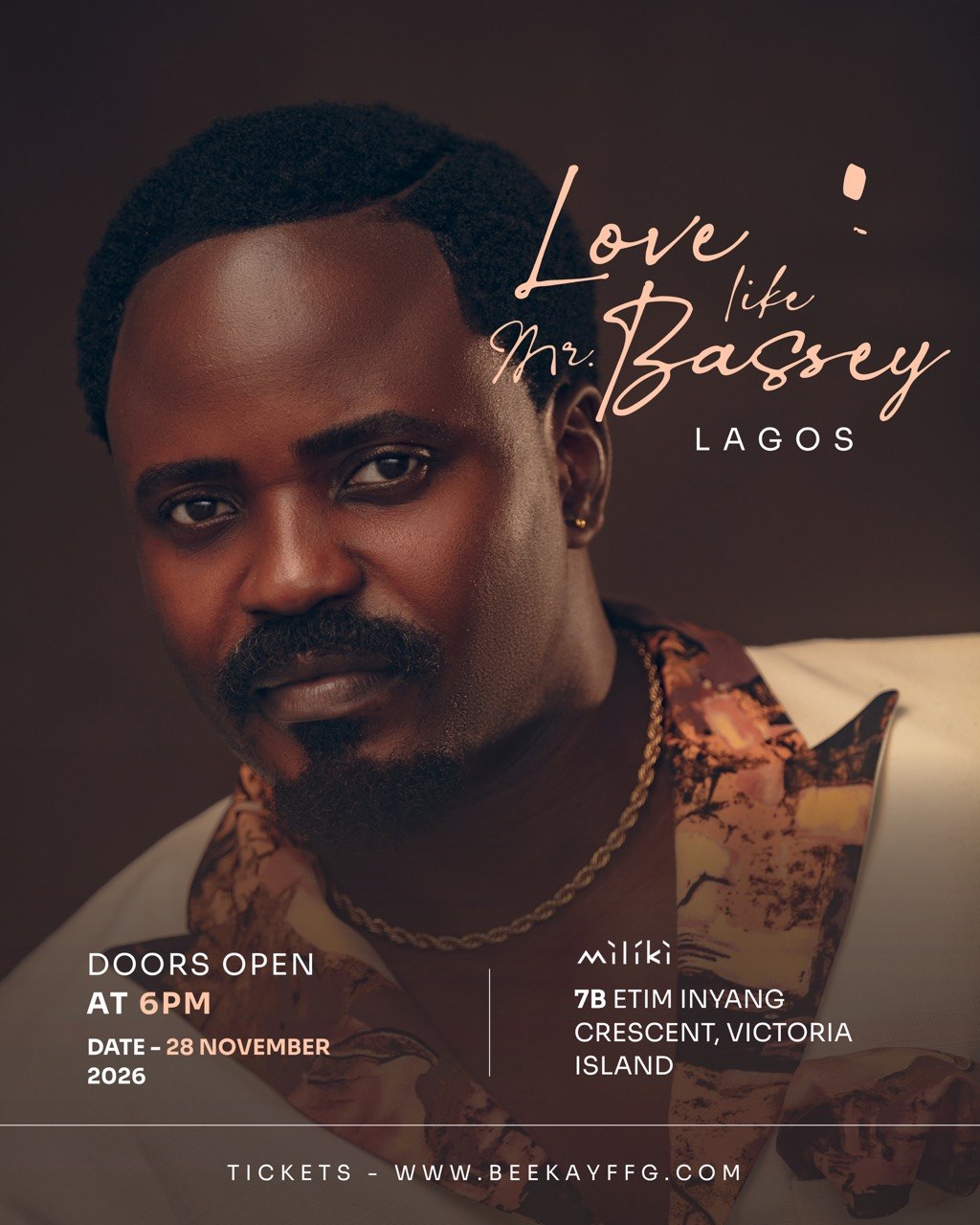 Love Like Mr. Bassey event poster